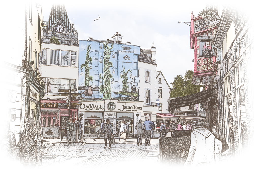 1000x667 About Us - Claddagh Sketch