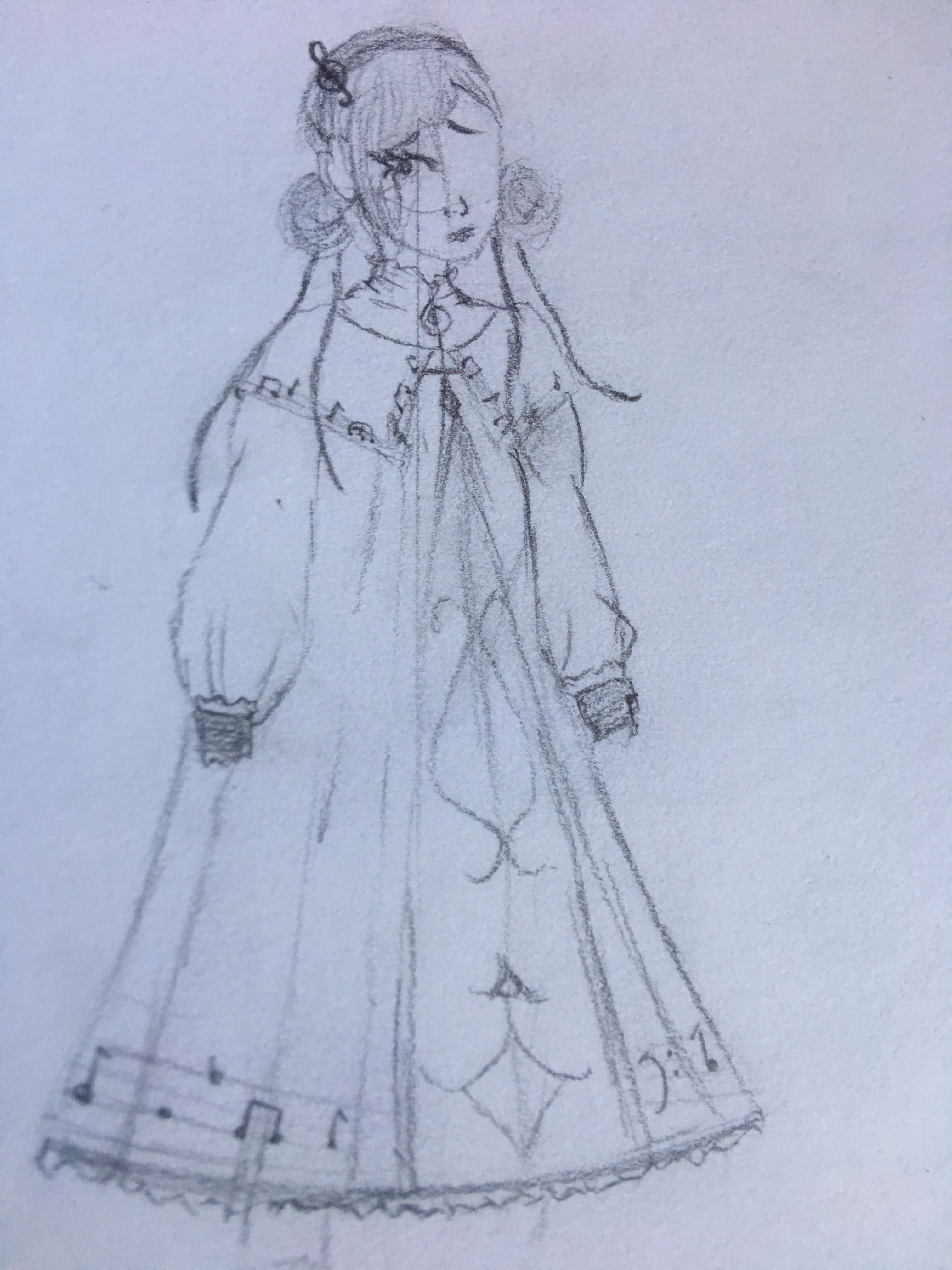 3024x4032 Clarinet Concerto Sketch ( I Posted It, But It Says I Never Did - Clarinet Sketch