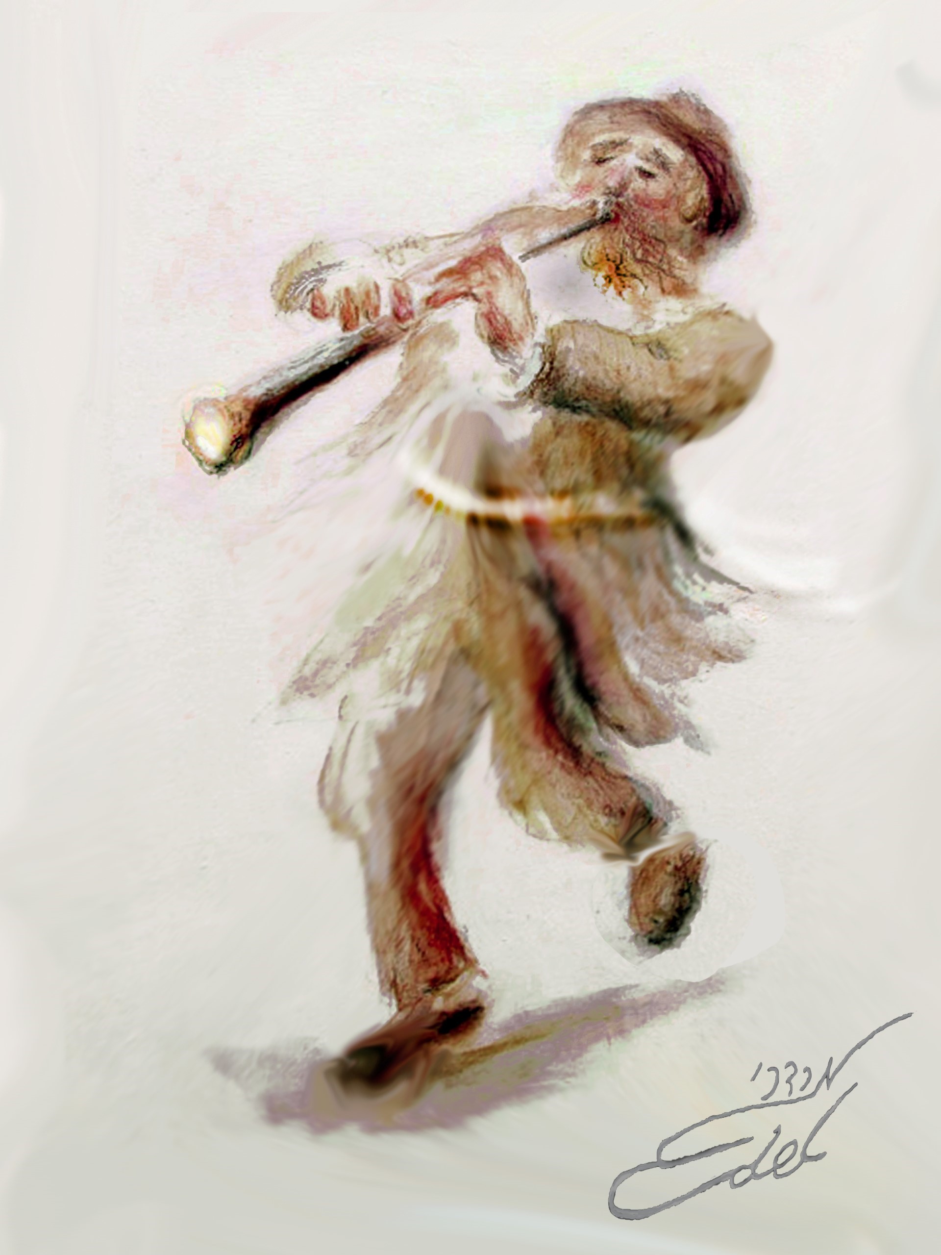 1920x2560 Klez Clarinet - Clarinet Sketch