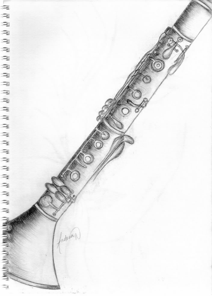 705x983 Pink Poogle Toy Forum View Topic - Clarinet Sketch