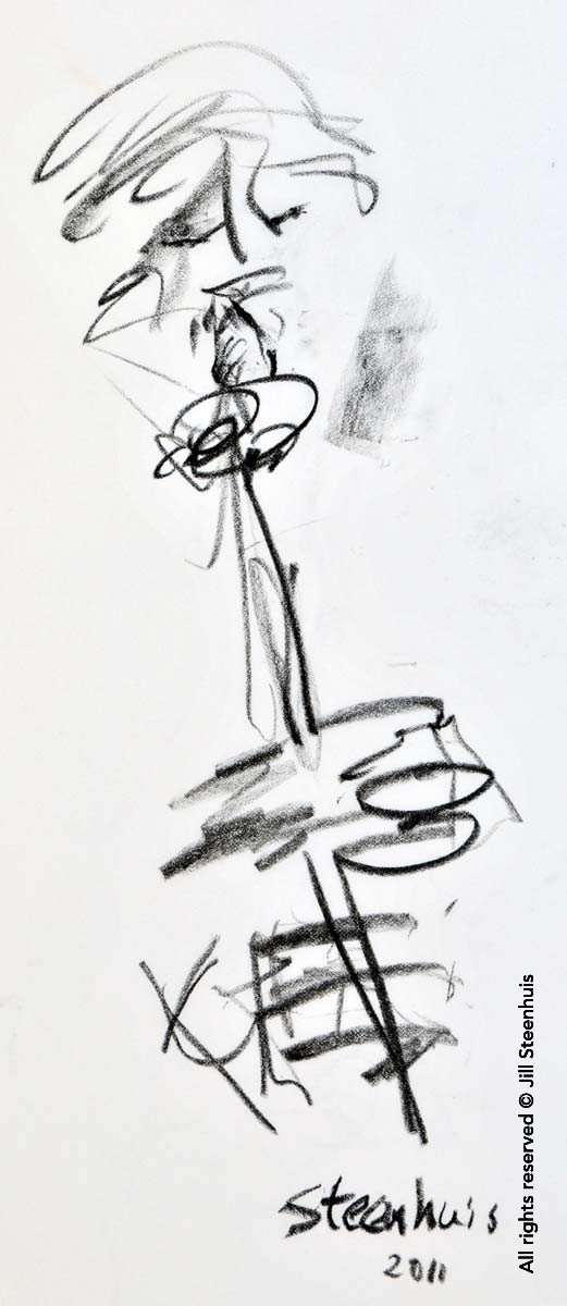 521x1200 Playing The Clarinet - Clarinet Sketch