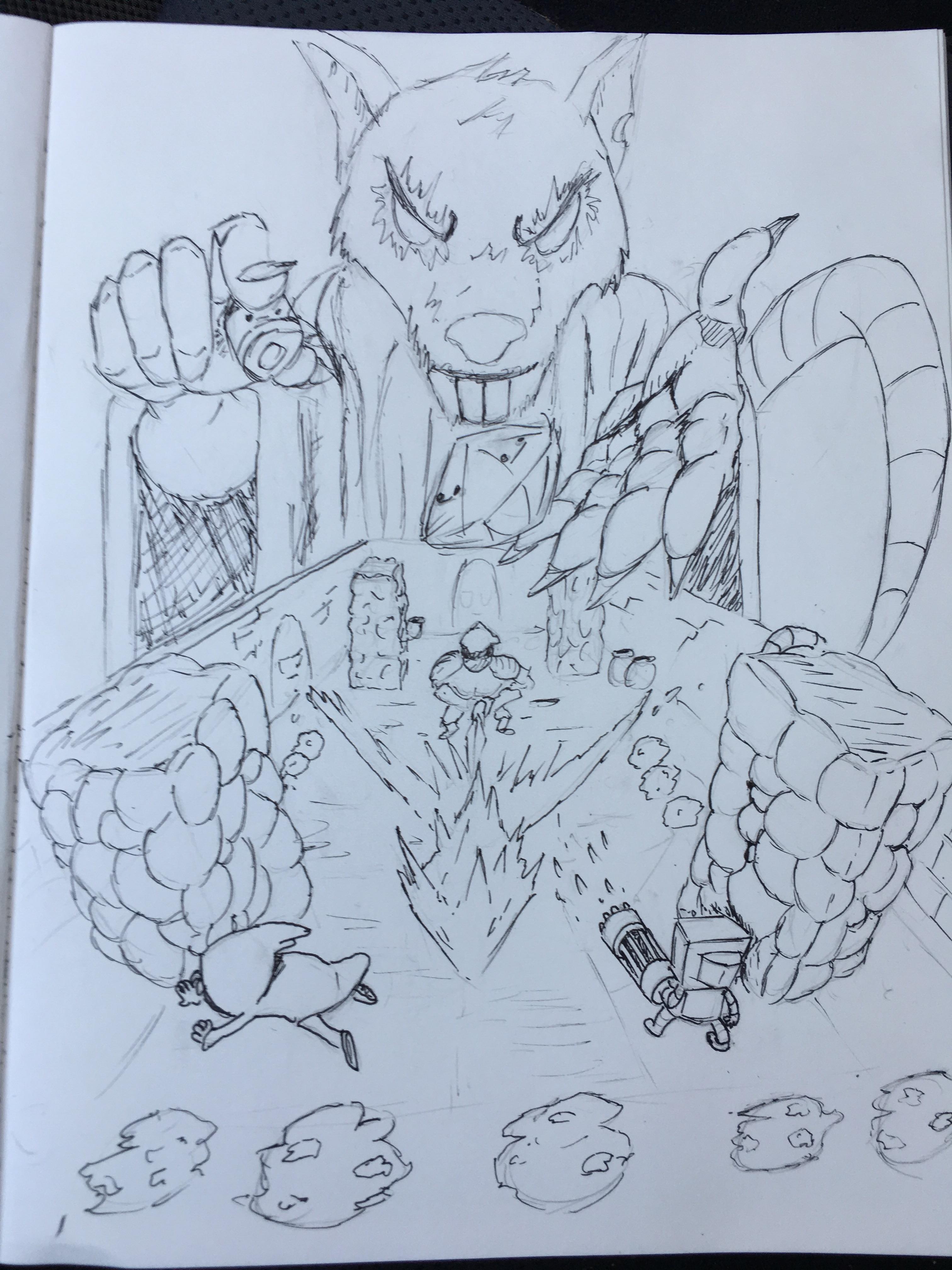 3024x4032 We All Know Who Really Runs The Gungeon. Class Sketch - Class Sketch