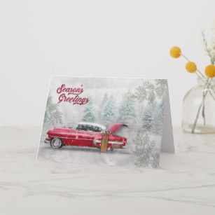 307x307 Classic Car Sketches Cards Zazzle - Classic Car Sketches