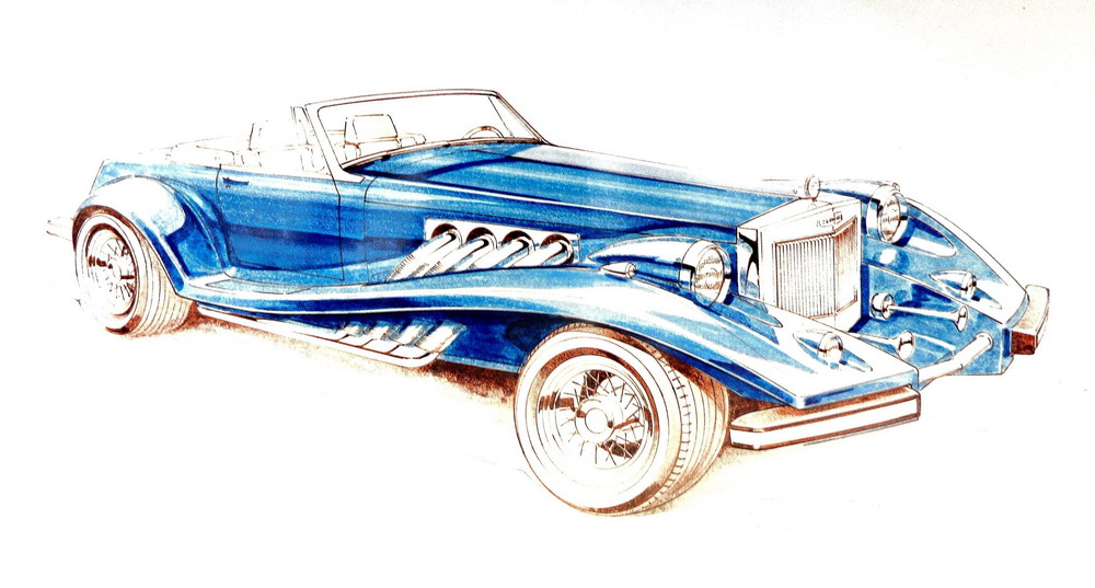 1000x537 Gallery Classic Car Sketches, - Classic Car Sketches