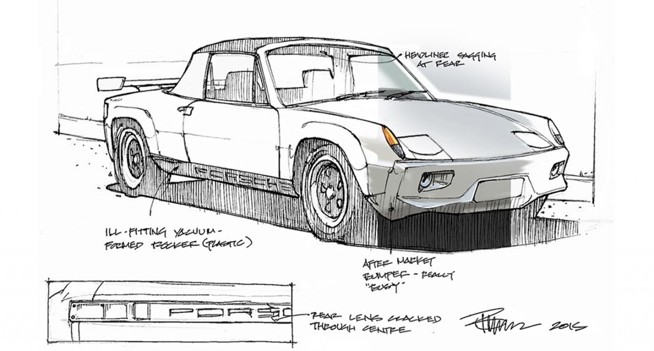 1280x687 Industrial Designer Looking For Classic Car Sketches Shortlist As - Classic Car Sketches
