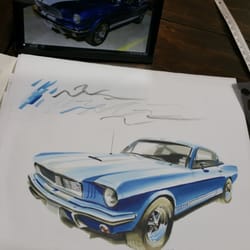 250x250 Pro Car Sketch - Classic Car Sketches