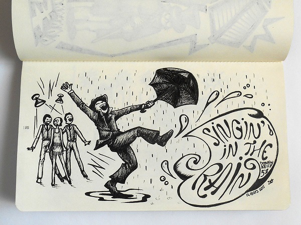 600x450 Whimsical Notebook Sketches Of Classical Movies - Classic Sketches