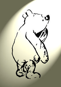 210x300 Classic Winnie The Pooh Sketch Stencil Vintage Style 297x210mm - Classic Winnie The Pooh Sketches