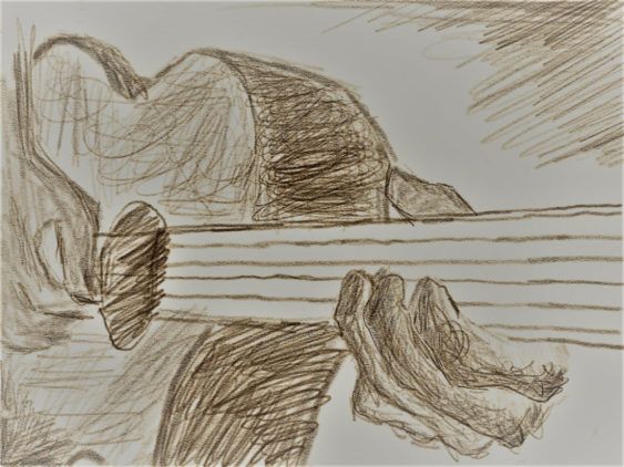 563x422 Classical Guitar Recital Sf Main Library - Classical Guitar Sketch