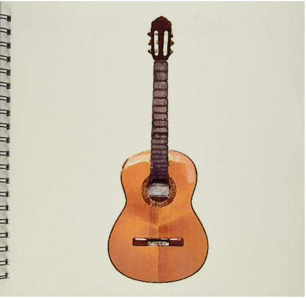 600x585 Music - Classical Guitar Sketch