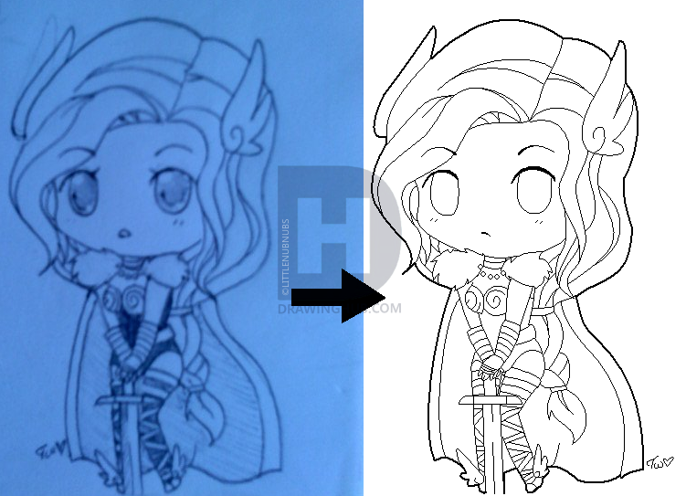 751x543 How To Clean A Sketch In Microsoft Paint, Step By Step, Drawing - Clean Sketch