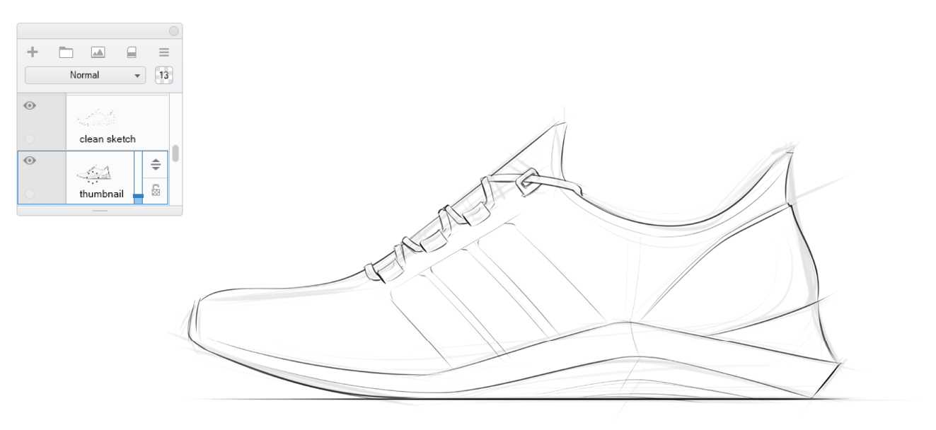 1323x608 How To Draw (Beautiful) Shoes Hudson Rio - Clean Sketch