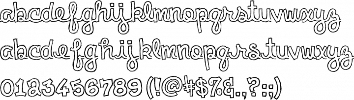 720x203 Clementine Sketch Font Zillion - Clementine Sketch