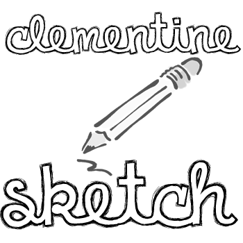 350x350 Clementine Sketch Font A Day - Clementine Sketch