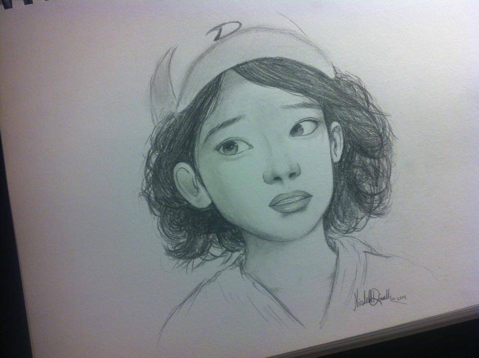 960x717 Clementine Twd (Sketch) By Nicoleashleigharts - Clementine Sketch