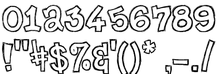 700x240 Clementine Sketch Font - Clementine Sketch