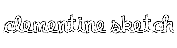 730x200 Clementine Sketch Font - Clementine Sketch Font