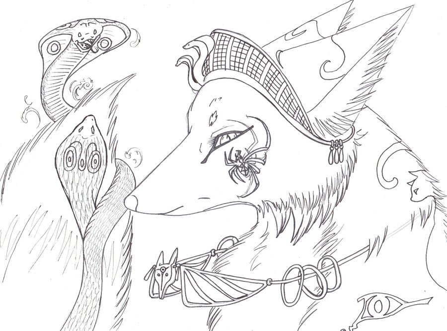 900x667 Cleopatra, Sketch By Kitsunefire7 - Cleopatra Sketch