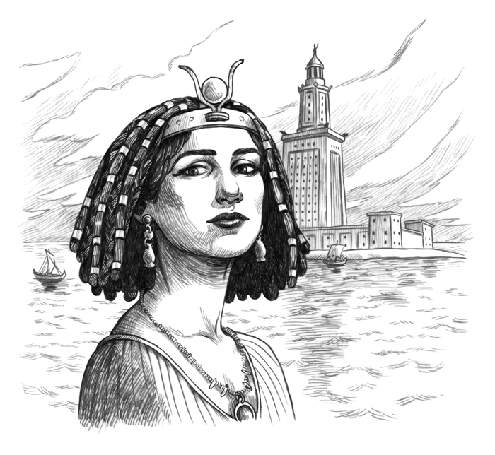Cleopatra Sketch at Explore collection of