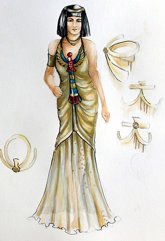 329x480 Cleopatra, Act Iv - Cleopatra Sketch