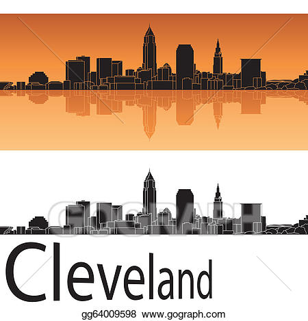 450x470 Cleveland Skyline Vector Desktop Backgrounds - Cleveland Skyline Sketch