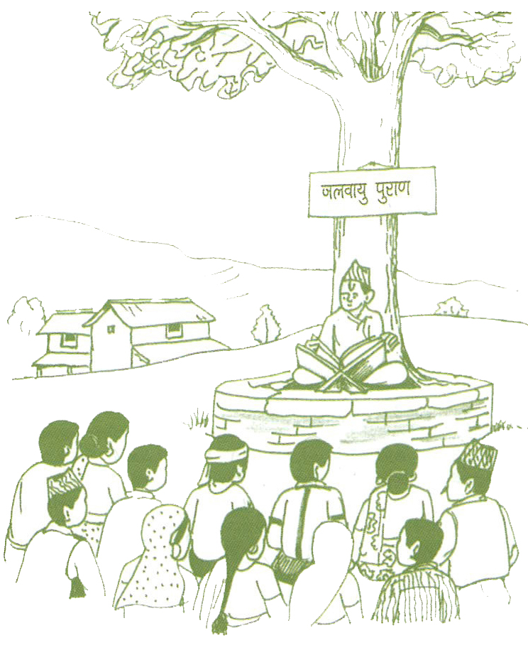744x915 Iset Nepal Supports Radio Shows On Climate Change - Climate Change Sketch