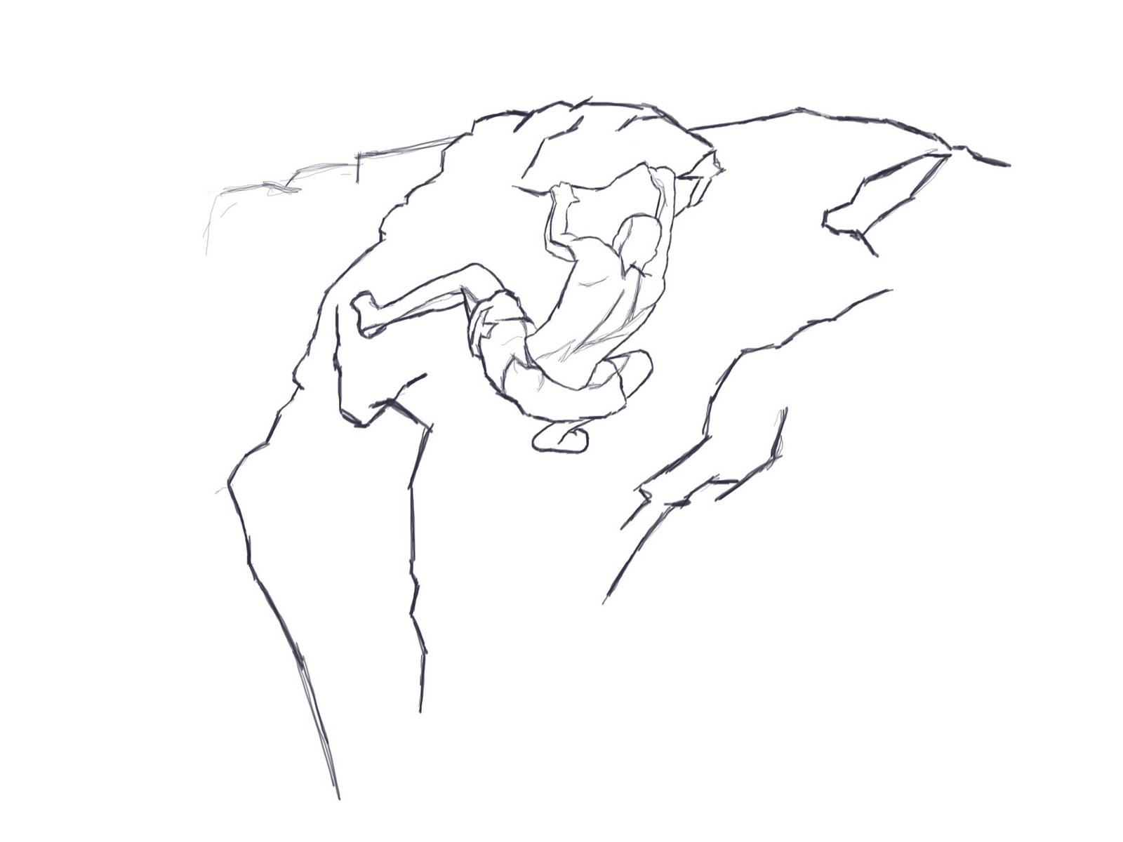 1600x1200 Sketchaton Climbing Series2 Sketch - Climbing Sketch