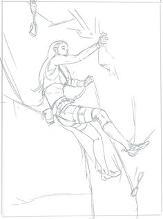 236x317 Climbing Is... Can See The Goal Like This Young Boy Does - Climbing Sketch