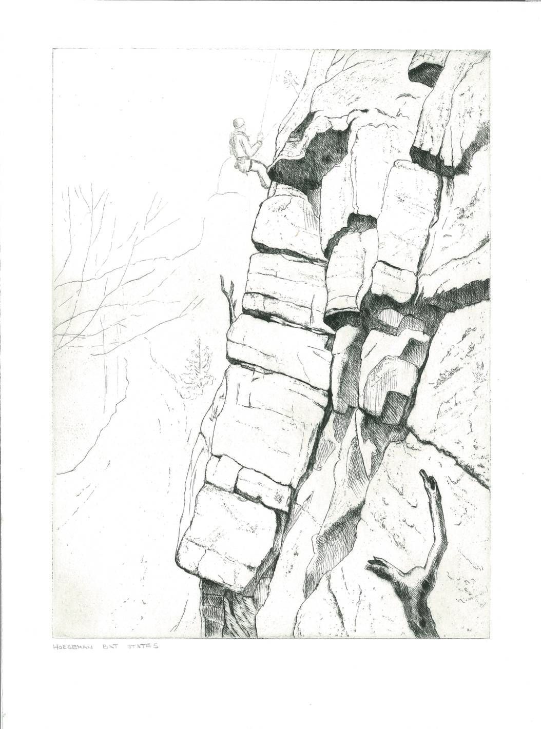 1054x1421 Rock Climbing Sketch - Climbing Sketch