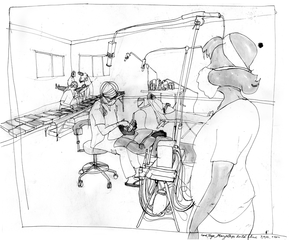 1000x828 Mercy Ships Ryan Chen - Clinic Sketch