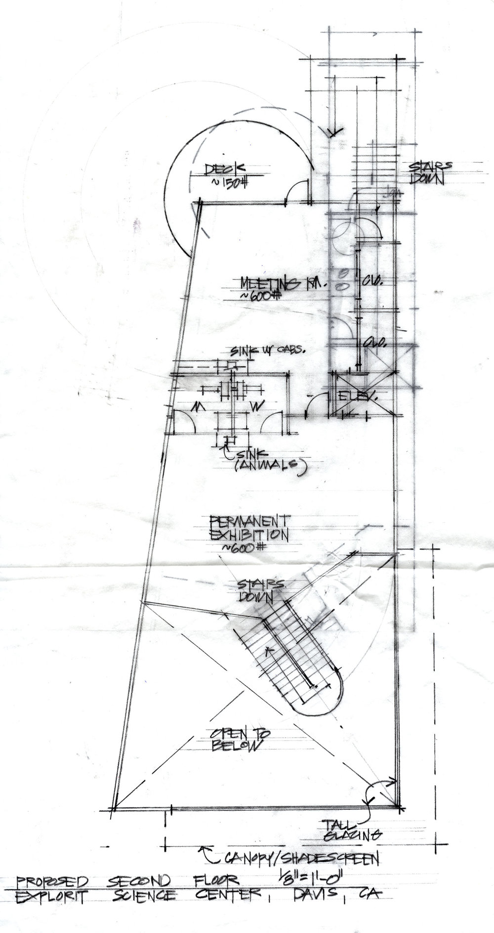 1000x1887 Uc Davis Outpatient Medical Clinic Comstock Johnson Architects - Clinic Sketch