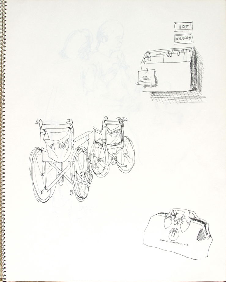 739x920 Untitled (Clinic Sketches), Illustration 19 In The Book Sketchbook - Clinic Sketch