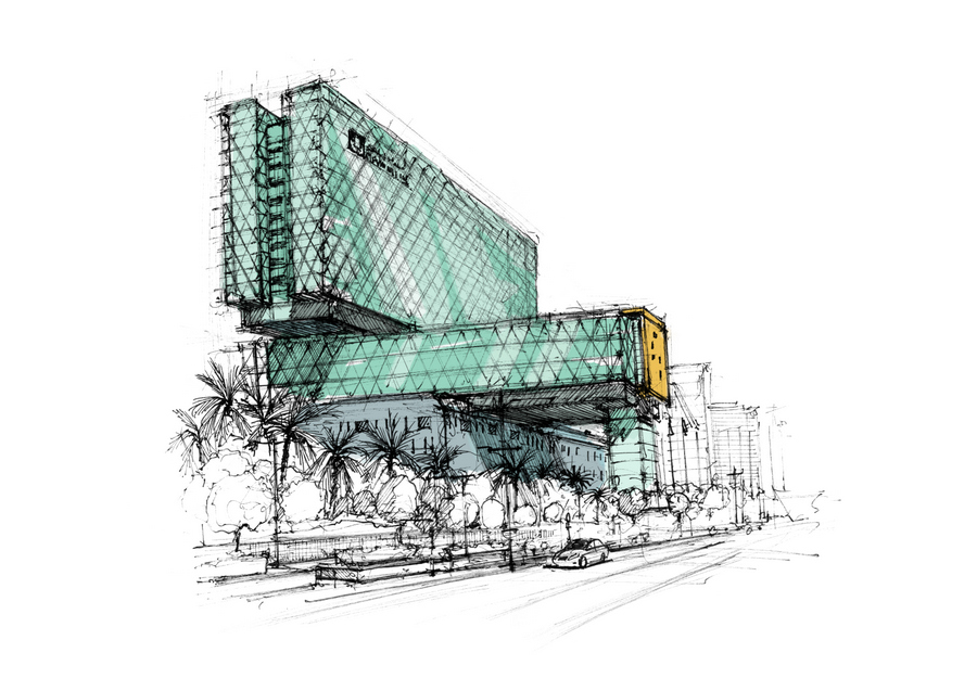 900x637 Cleveland Clinic Abu Dhabi - Clinic Sketch
