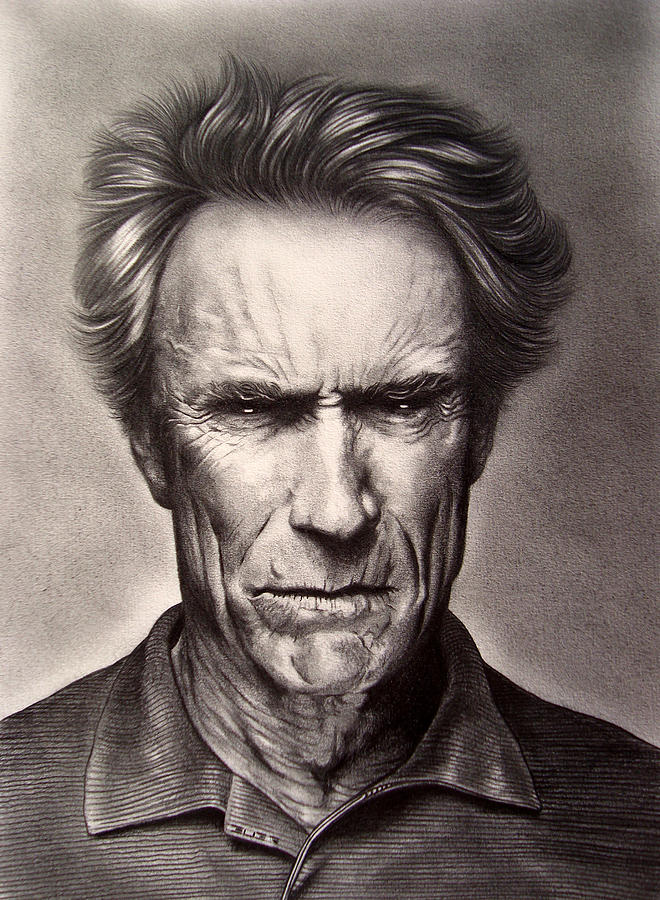 Clint Eastwood Sketch at PaintingValley.com | Explore collection of ...