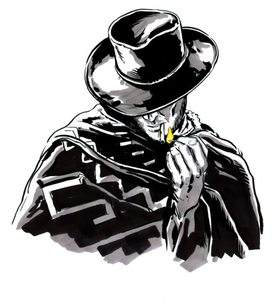 547x611 Sketch Clint Eastwood Jsr 75 - Clint Eastwood Sketch