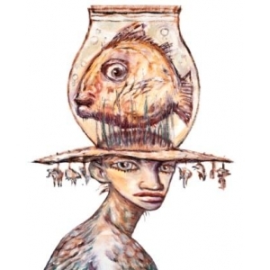300x300 Clive Barker Images Woman With Fish Hat Wallpaper And Background - Clive Barker Sketches