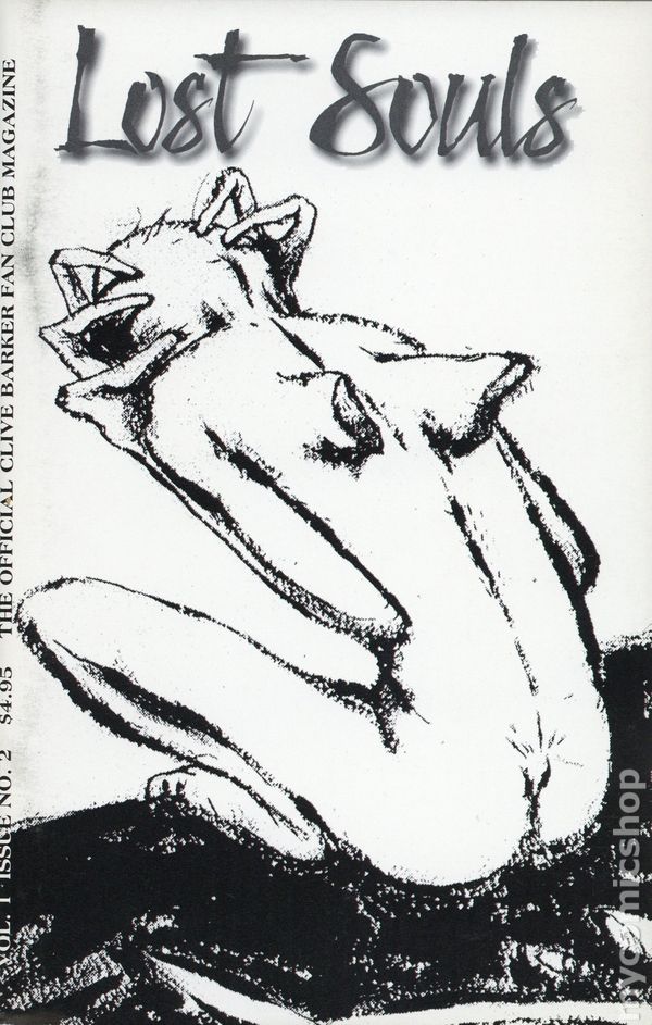 600x943 Lost Souls (1995) Clive Barker Fan Club Fanzine Comic Books - Clive Barker Sketches
