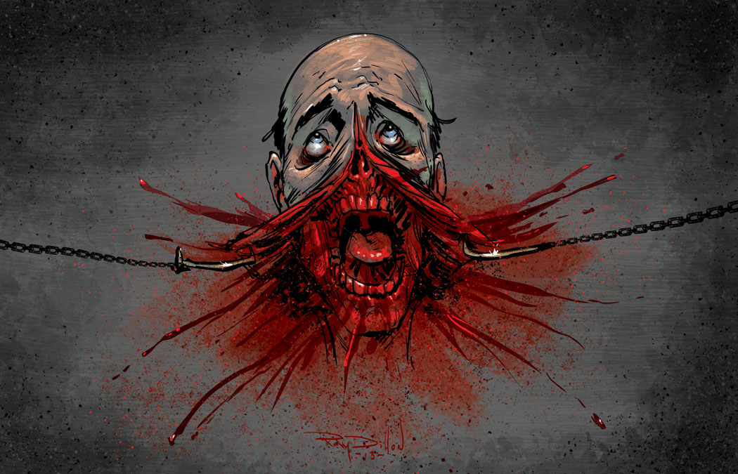 1050x675 Ray Dillon Sketches! Clive Barker Hellraiser Inspired Warm Up - Clive Barker Sketches