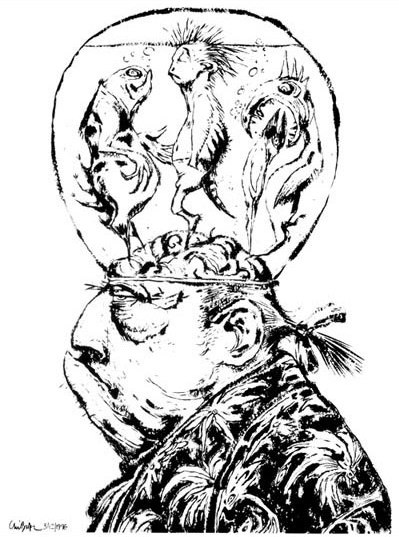 399x537 The Official Clive Barker Resource - Clive Barker Sketches