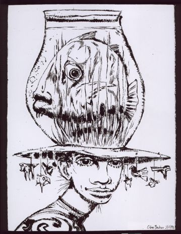 359x464 Clive Barker The Weird And The Wicked Exhibition - Clive Barker Sketches