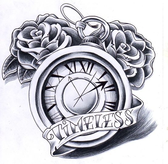 554x541 Pocket Watch Tattoo Ideas Pocket Watch And Tattoo - Clock Sketch Tattoo