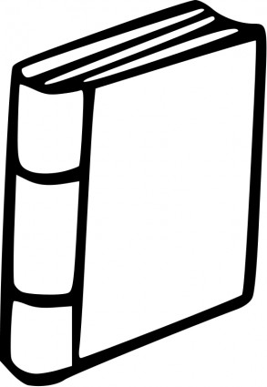 293x425 Closed Book Vector Clipart Panda - Closed Book Sketch
