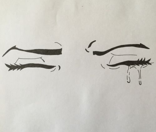 500x425 Image Result For Crying Closed Eyes Drawing Artsy Fartsy - Closed Eyes Sketch