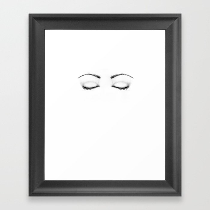 700x700 Closed Eyes Original Sketch Drawing - Closed Eyes Sketch