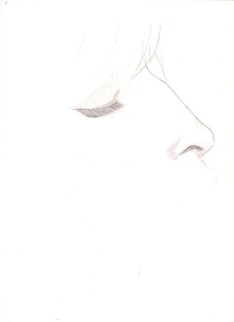 762x1048 Closed Eyes Sketch By Therockingpurple - Closed Eyes Sketch