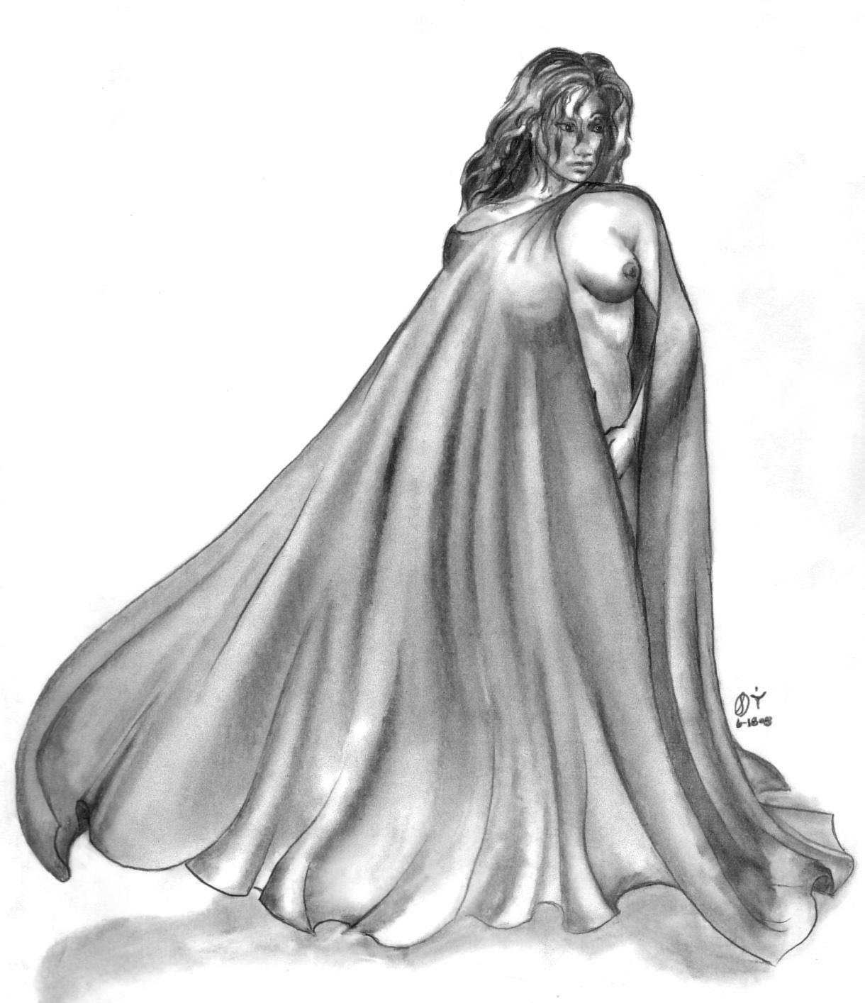 1220x1414 Cloth Study Sketch By Scotharvest 2d Illustration - Cloth Sketch