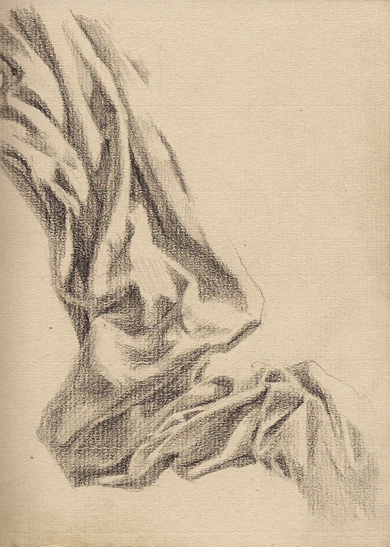 560x785 Cloth Study 1 - Cloth Sketch