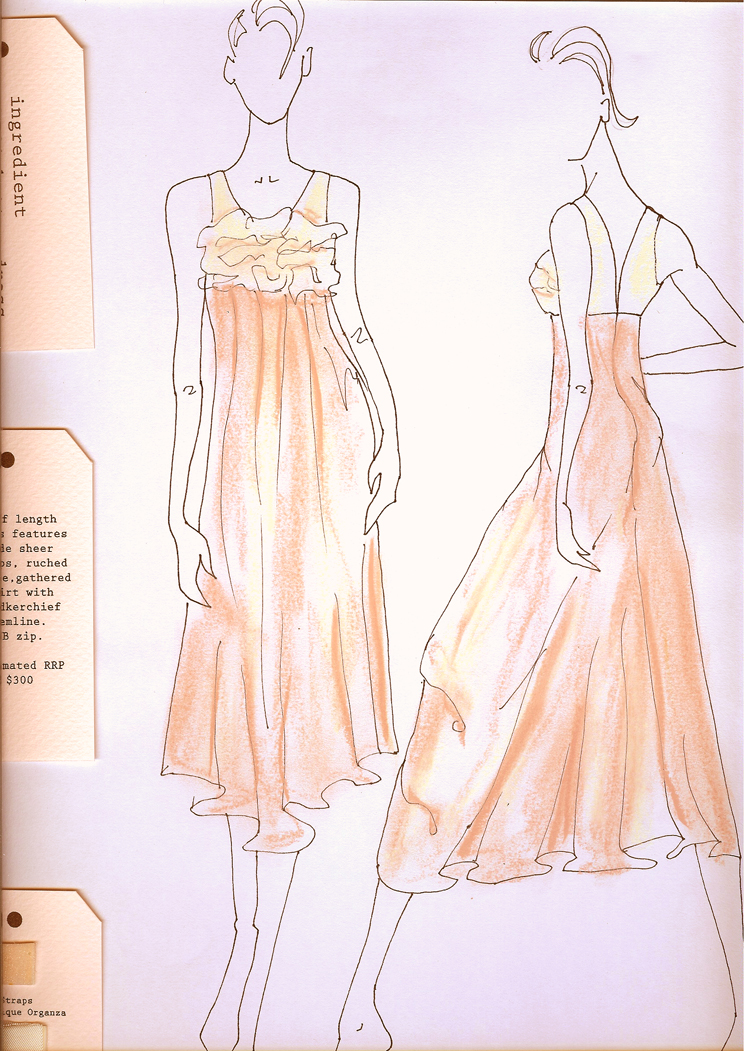 744x1051 Clothesline - Clothesline Sketch