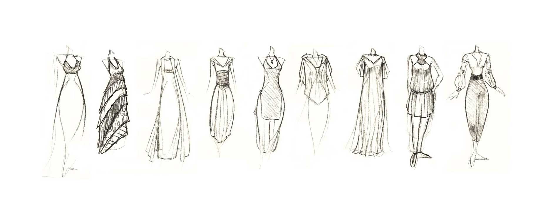 Clothing Design Sketches at PaintingValley.com | Explore ...