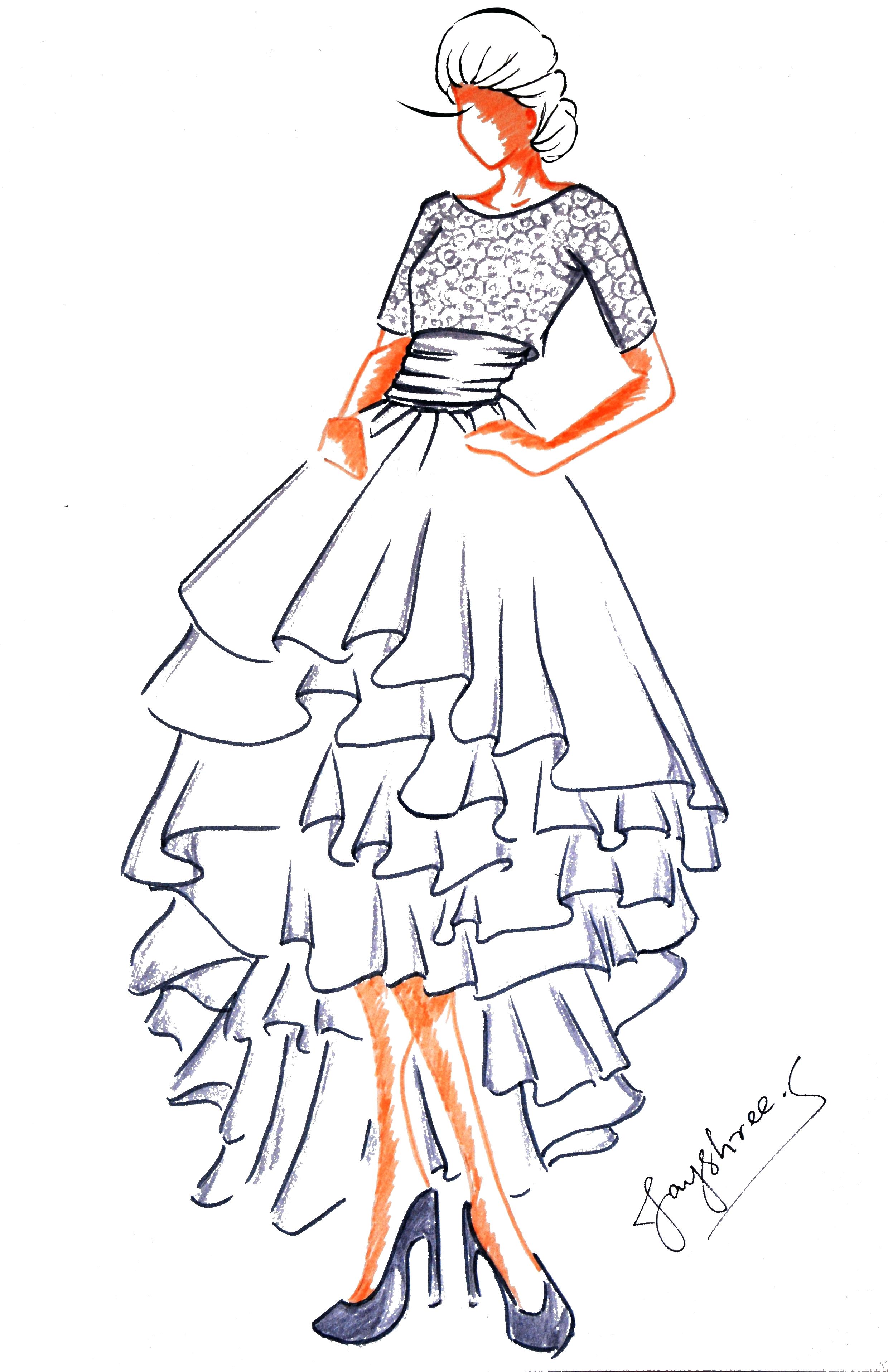 Clothing Design Sketches at Explore collection of